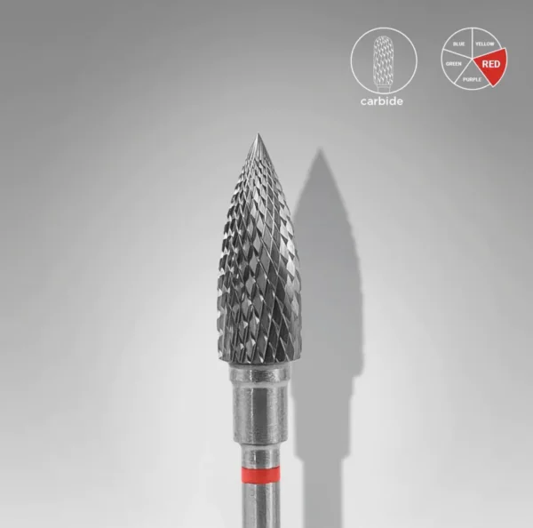 Carbide Nail Drill Bit Flame Red FT10R050/13.5